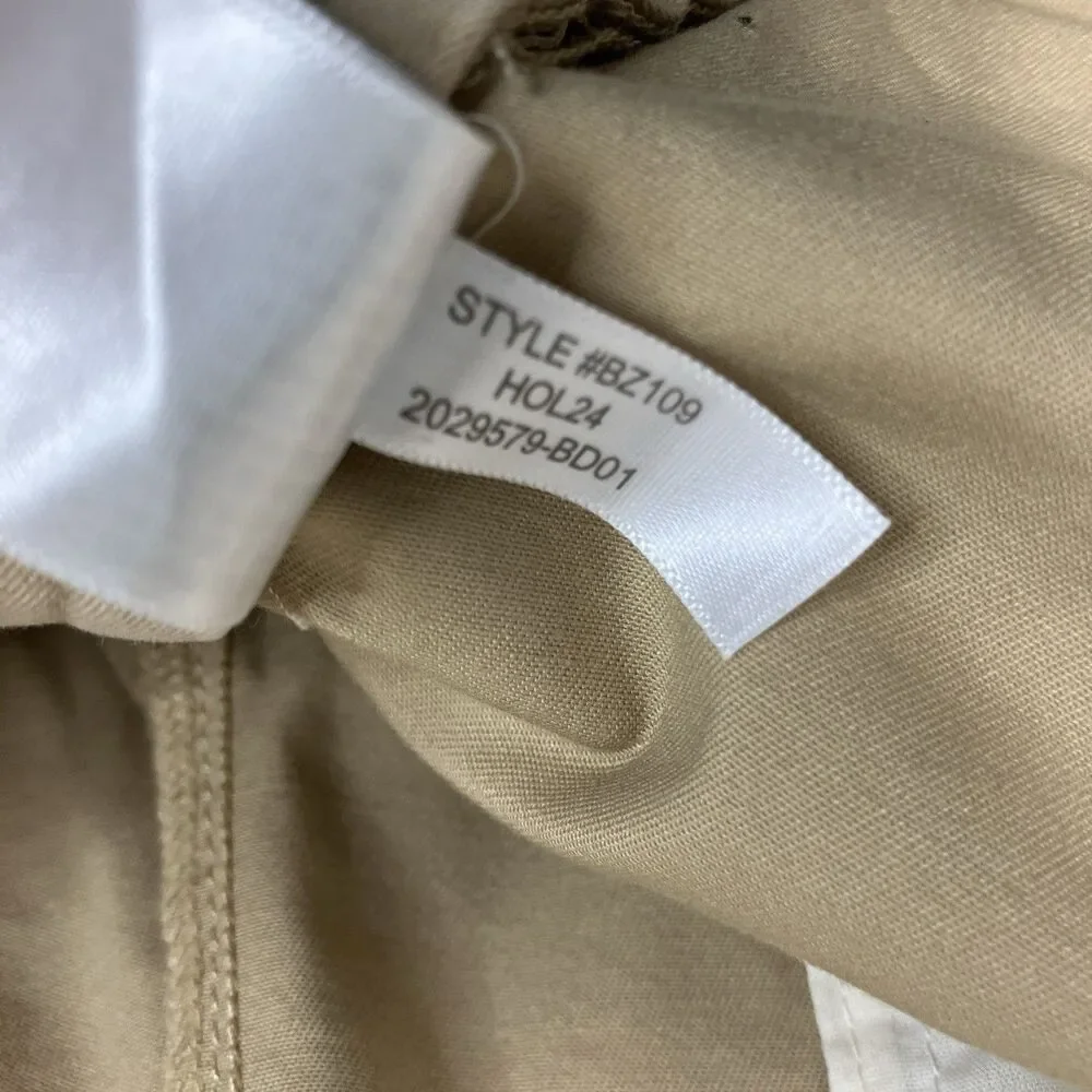 J Crew Chino Pants Mens 36x30 Khaki Slim TruTemp365 British Office Casual BZ109